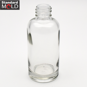 Round Glass Dropper Bottle 40ml for essential oil and ample