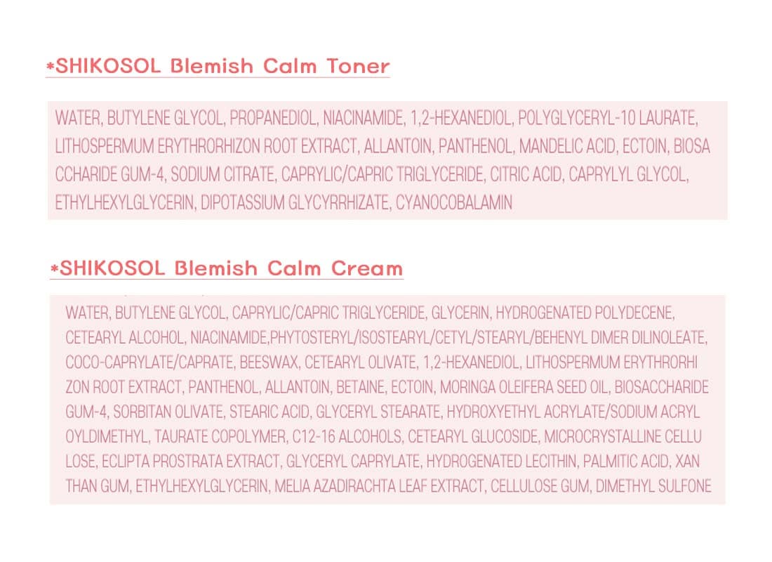 SHIKOSOL Blemish Calm Cream