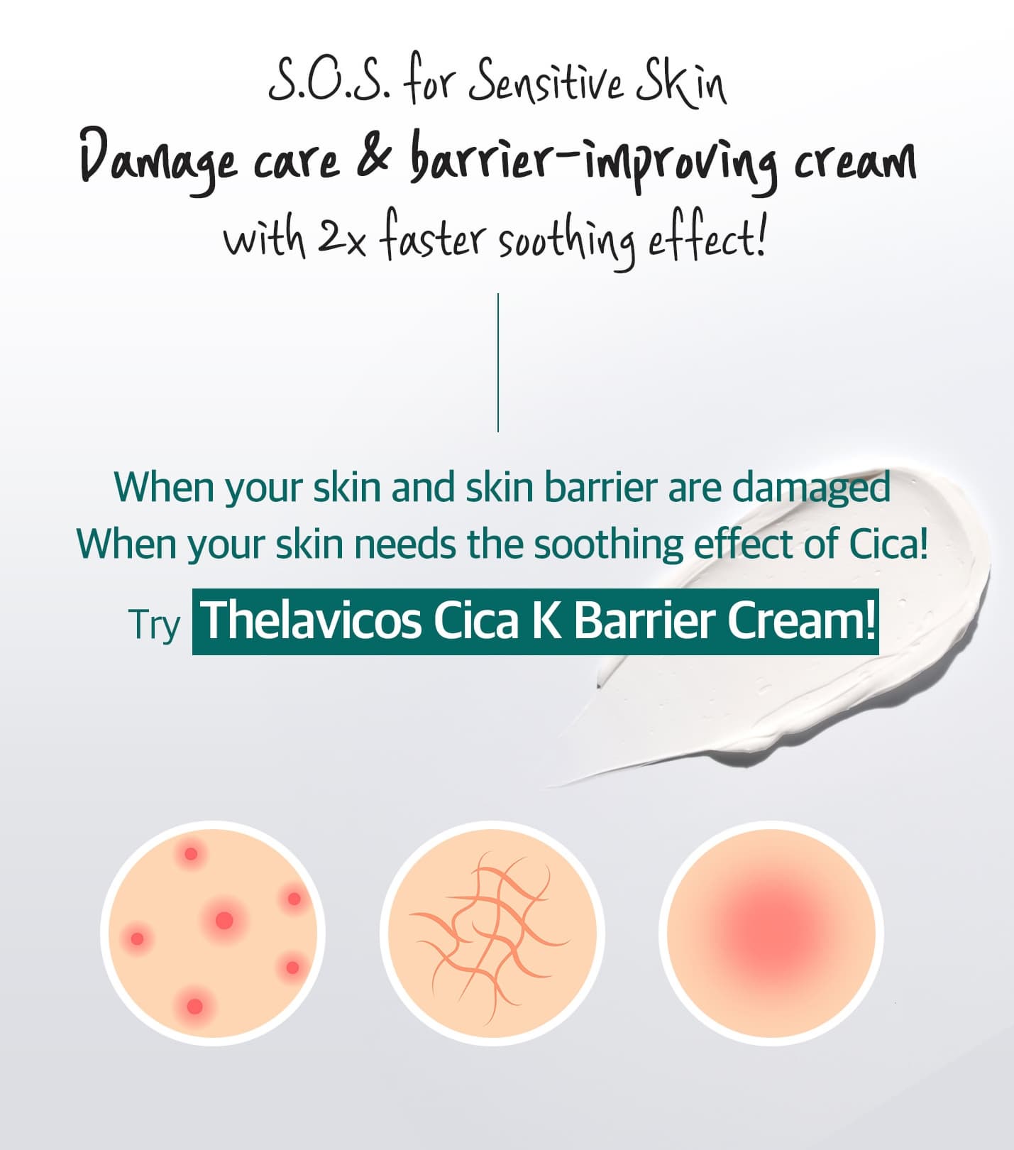 Skin Care Cica K Barrier Cream Daily Moisturizer 100g