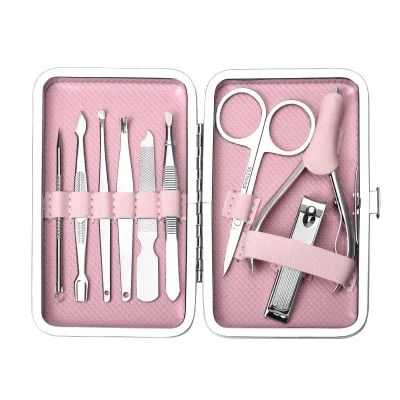 Spot Girls&prime; 9-Piece Stainless Steel Nail Enhancement Tools
