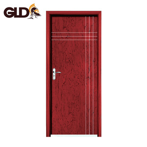 Supply in china white color interior wpc door with door frame