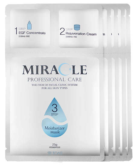 TOAS MIRACLE 3STEP KIT MASK 25g x 5ea