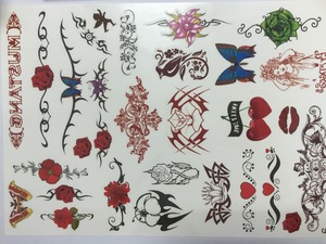 Water Transfer Waterproof Temporary Tattoo Sticker Body Art Product