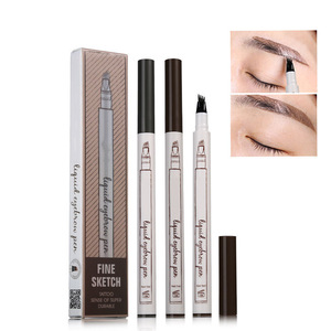 Wholesale Eyebrow Tattoo Tips Long Lasting Permanent Liquid Waterproof Private Label Eyebrow Pencil