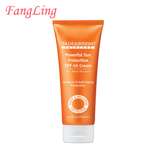 Wholesale high quality white whitening organic sunblock cream suitable for all skin