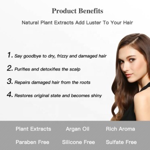 Wholesale Private Label Nourishing Organic Argan Oil Hair Shampoo For Dry Hair