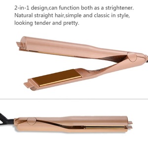 Wholesale professional private labels titanium fast electric mini hair straightener flat irons