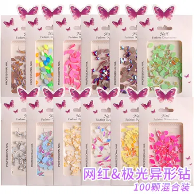 Wholesalet Crystal Glass Stones Nail Art Flat Back Rhinestone for Nails 3D Nail Art