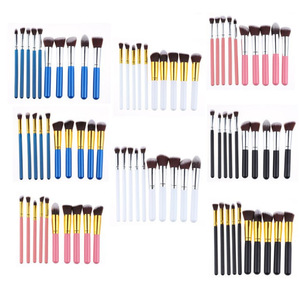 Yimart 10 pcs Makeup Brushes Set Cosmetic Makeup Tools Set Mini Make Up Brushes