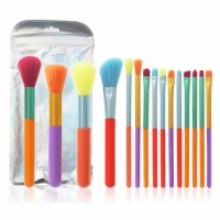 Custom Rainbow 15pcs Makeup Brush Set