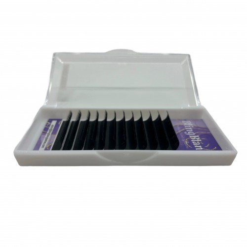 Wholesale Classic Professional Soft Mink Cashmere Individual Volume Eyelash Extensions 0.03/0/05/0.07 Single Black Lashes Trays
