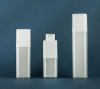 50ML Cosmetic Essence Square Rotating Refillable Airless Bottle Vacuum Dispenser