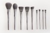 High Quality Custom Aluminum Handle 9pcs Brush Set – Rose Gold