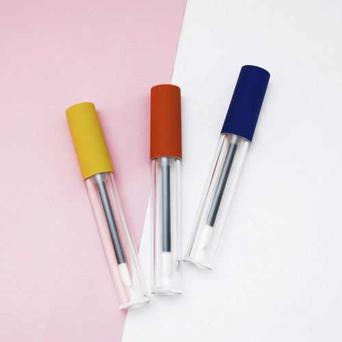 Lip gloss tube packing material square lip glaze tube packing material transparent frosted lip gloss tube packing material spot lip gloss bottle empty tube support OEM OEM customization