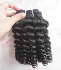 Instock 100% Rmey human hair egg curly funmi hair weave