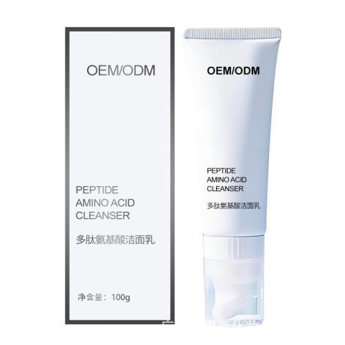 OEM/ODM Peptide Amino Acid Cleanser Manufacturer | Private Label Gentle Facial Cleanser