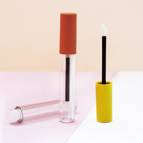 Lip gloss tube packing material square lip glaze tube packing material transparent frosted lip gloss tube packing material spot lip gloss bottle empty tube support OEM OEM customization