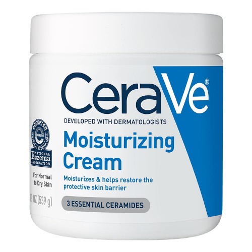 CeraVe Moisturizing Cream, Body and Face Moisturizer for Dry Skin, Body Cream