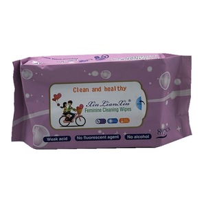 100% Purfied Water Natural Disposable soft bamboo baby  wet wipe