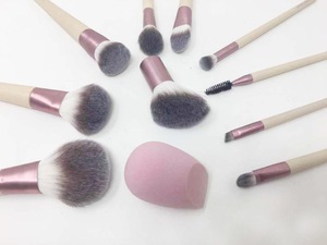 11pcs high quality eco-friendly makeup beauty brush set