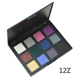 12 Color Pigmented Custom Eye shadow Palette Long Lasting Waterproof Private Label Eyeshadow Palette Makeup