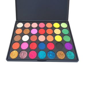 2018 newest OEM private label makeup palette 35 Colors Eyeshadow Palette Custom Makeup Palette