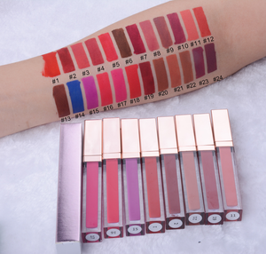 2019 Currenty Hot Selling Good Quality Private Label DIY no Logo Matte Liquid Lipstick Waterproof Wholesale