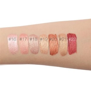 24 hours long lasting liquid lipstick matte glitter Lip Gloss with Multi-Colored