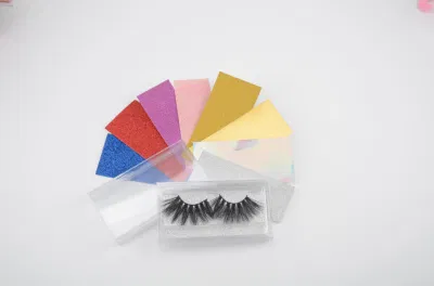 25mm 3D Natural Faux Mink Lashes Glamorous Silk Eyelashes Mink Eyelashes