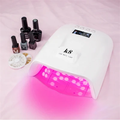 60W Rechargeable UV LED Smart Power Nail Dryer Lamp Phototherapy Lamp Nail Gel Polish Baking Lamp Nail Lamp