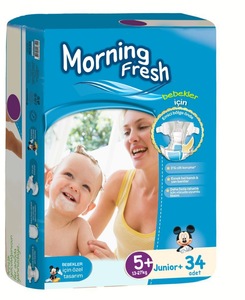Babies Age Clothlike Dry Surface Morning Fresh Baby Diaper/Nappy/Napkin Advantage Pack