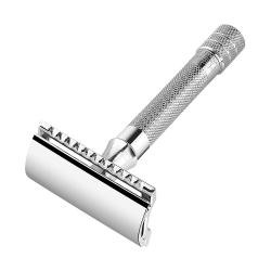 BLUE COLOUR SAFETY AND BRUSH SET Double Edge Safety Razor