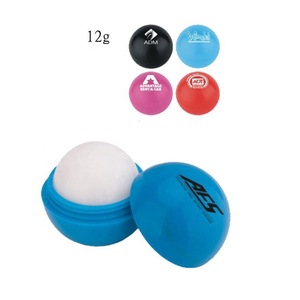 chinese makemarker promotional suitable price  round ball  lip balm