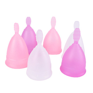 Comfortable large and small menstrual period disposable cup