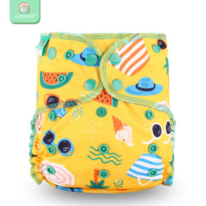 Elinfant new print 3-15kg baby nappy wholesale OEM/ODM reusable washable cloth diapers