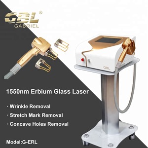 Face care new product ideas 2019 professional therapy portable erbium glass laser 1550nm led skin rejuvenation beauty equipment