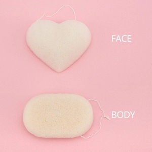 facial cleansing konjac sponge with Bamboo Charcoal made in China