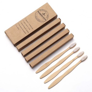 factory high quality soft baby bamboo toothbrush