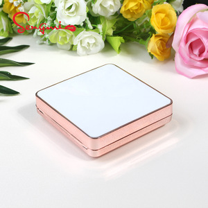 Fashion Face Powder Packaging Empty Square Air Cushion Compact Powder Case