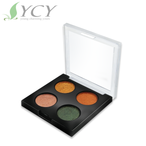 Four colors high-quality custom eyeshadow palette