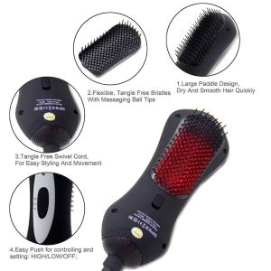 Hair straightener with hair, best electric blow dryer hot air hair brush dryer