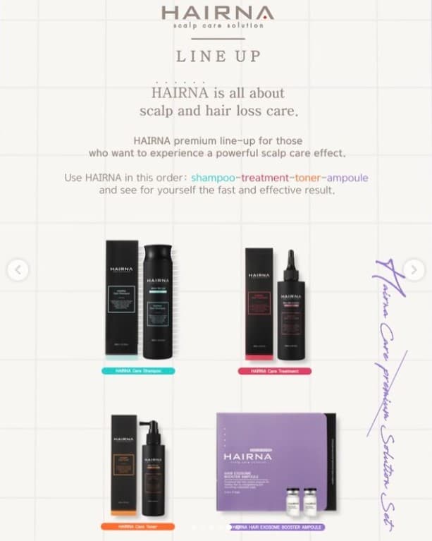 HAIRNA HAIR CARE TREATMENT TONER SHAMPOO  