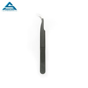 High Quality Customized Powder Coating Eyelash Volume Tweezers For Beauty Care