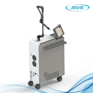 high technology vertical changeable frequency Q switch nd yag laser tattoo removal machine 1064nm 532nm wavelength