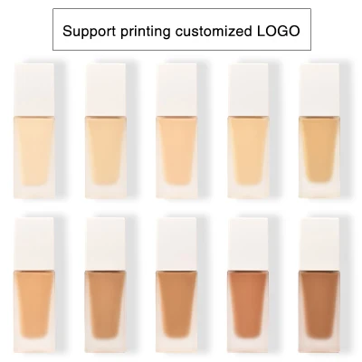 Hot Sale Custom Face Cosmetic Full Coverage Liquid Makeup Foundation