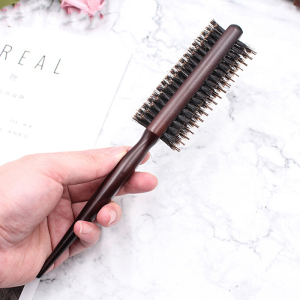 Hot Selling High End Babershop Professional Boar Bristle Round Hair Brush