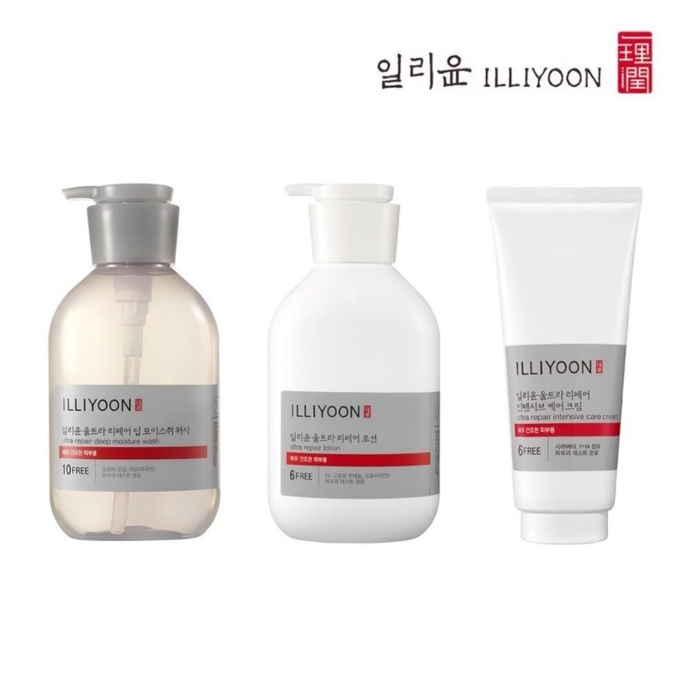 [Illiyoon] Ultra Repair / Red-itch / Stretch Mark Cream / Lotion / Body Wash / Sun Cream etc.