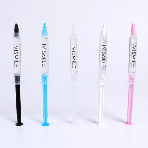 Ivismile teeth whitener gel CE&CPSR Approved 3ml/5ml Teeth Whitening Gel Syringe Private Logo