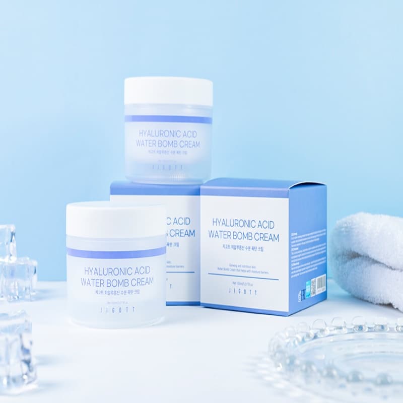Korea Skin Care Face Care Jigott Water Bomb Cream Lines ,