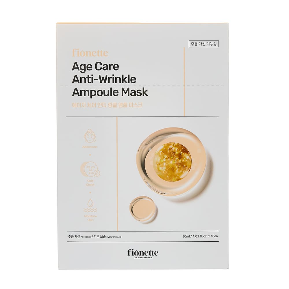 Korean Fionnette Age Care Anti-Wrinkle Ampoule Mask